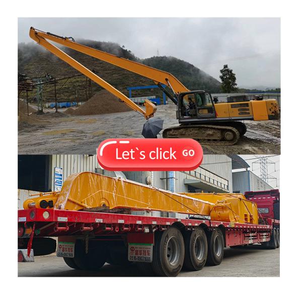 Certification CE Pratique 6-55 Tonnes Booms pour les excavateurs à longue portée Pour Hitachi Komatsu Sany Pc200 Cat320, Boom sur les excavateurs