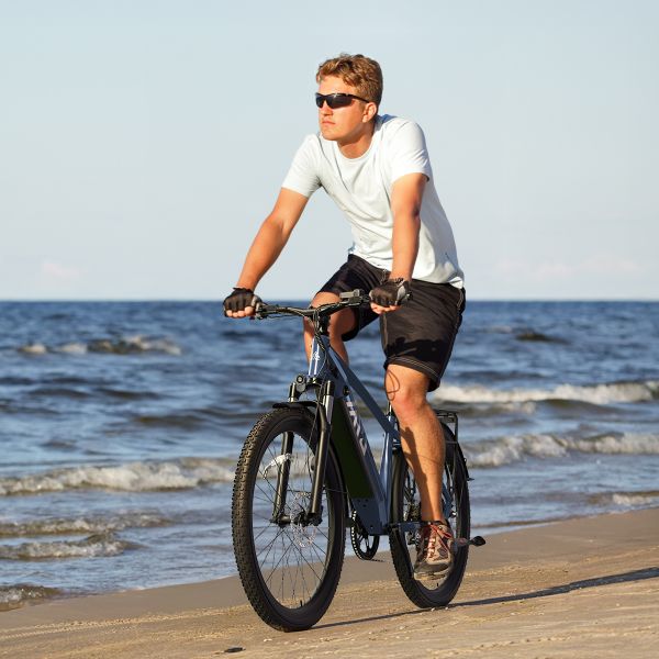 48V 26 Inch Fat Tire Electric Bike for City Commuting & Off-Road with Long Range