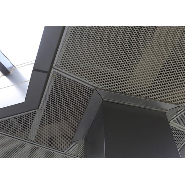 Black color Corrosion Resistant Hexagonal Expanded Metal Sheet For Industrial Use