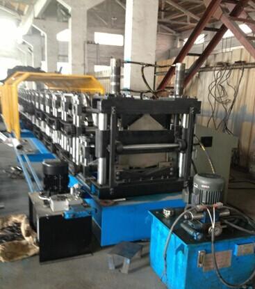 Roof Ridge Cap Roller Making Machine Single Chain 7.5Kw Standing Seam Roll Former