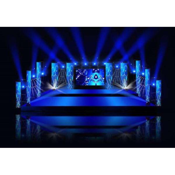 Full Color Stage Rental LED Display P6 220/110V Easy Assembled Stable Performance