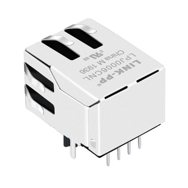 J0006D21NL | LPJ0006CNL 10/100 Base-TX AutoMDIX 90° Angle THT