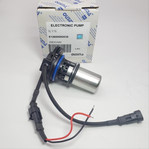 612600082035 Pompe à carburant électrique avec filtre pour moteur Weichai