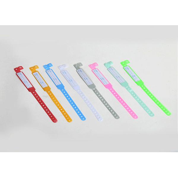 Браслета идентификации EN 13795 цвет голубое ISO13485 PVC терпеливого материальный