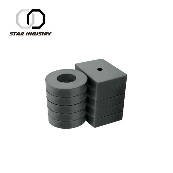 Electro Acoustic Y10 Grade SrO BaO Fe2O3 Ferrite Magnet