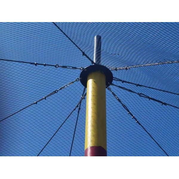 Heavy Duty Zoo Mesh Bird Nets With 1*7 Cable Structure 25*25mm Aperture Diamond Shape Durability
