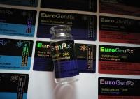 La fiole imperméable brillante privée marque l'hologramme 10ml les labels pharmaceutiques