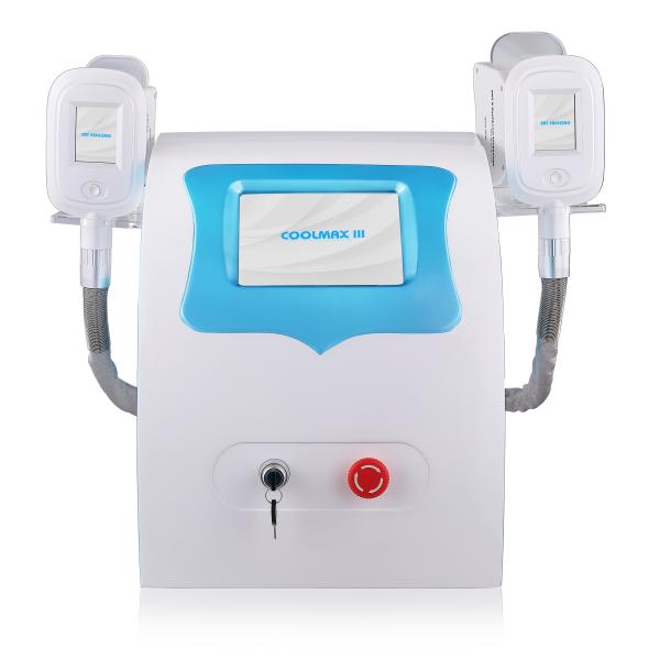 Salon / Clinic / Home Use Body Fat Freezing Machine Portable With Two Cryo Handles