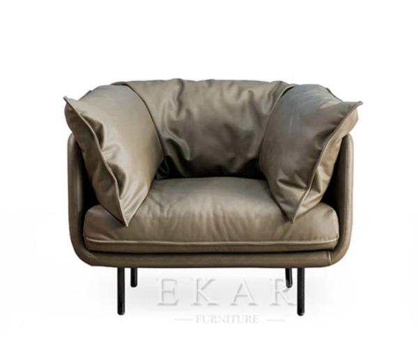 High quality Luxury Modern Leather sofa sets couch living room sofas