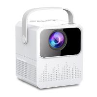 Projetteur vidéo mini LCD pratique, projetteur Full HD léger pour la maison