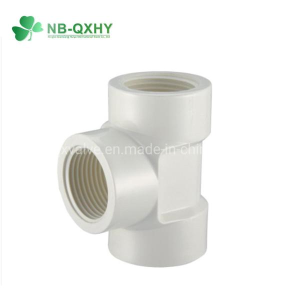 Customized PVC Thread Plumbing Pipe Fittings Plastic Coupling Nipple Male Adapter
