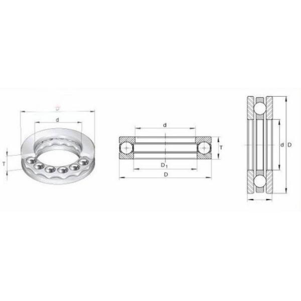 51101 Miniature Sealed Single Shrust Sall Bearing Low Noise And Long Life
