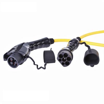 16amp 32amp 250V Rated Electric Car Charging Connectors Ccs Type 1 Type 2
