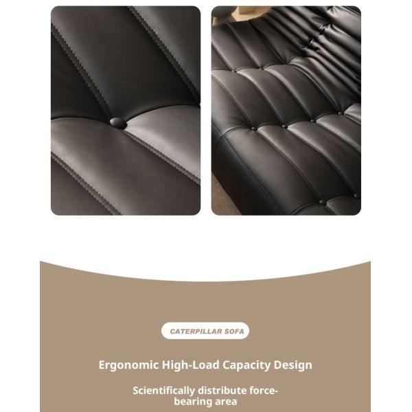 Genuine Leather Lazy Sofa Set Modern Design Eco-Friendly Small Apartment Leisure Lounge Home Furniture