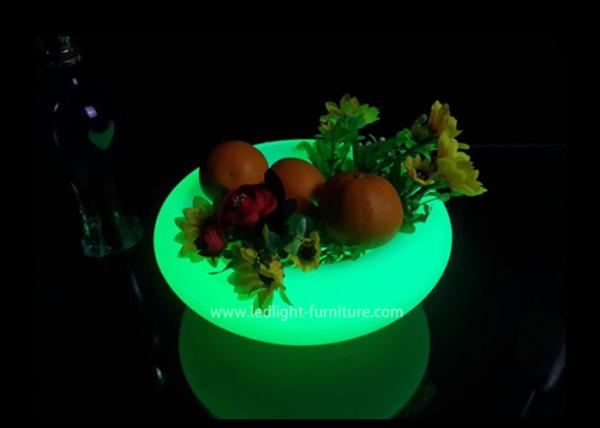 O fruto do diodo emissor de luz do RGB do plástico ilumina acima bandejas do cocktail para a decoração do evento do partido