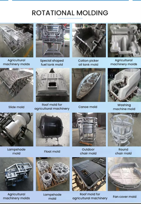 Custom roto mold Aluminum mould  Rotational  mould CNC rotomolding mould