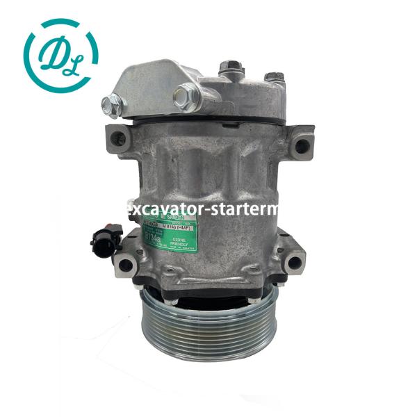 Compresseur de climatisation pour excavatrice 0012109650 SD7H15 SANDEN
