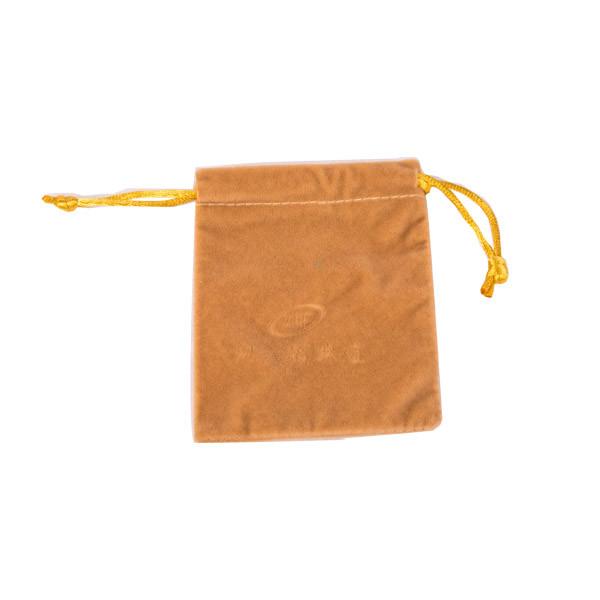 Soft Colored Velvet Jewelry Bag With Drawstring Screen Printing Surface