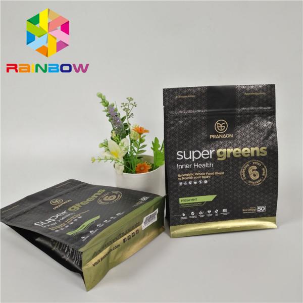 Matte Finished Aluminum Foil Stand Up Pouch Edible Fruit Jerky Packaging Custom Printing