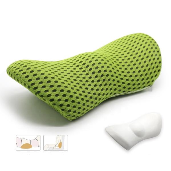 OBLONG Memory Foam Lumbar Support for Comfortable Car Home and Bed Comfortable Design