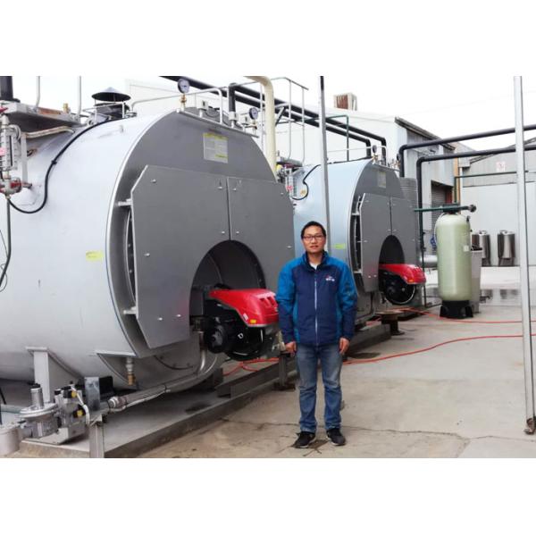 Laundry Room Chamber LPG 2 Ton Gas Fired Steam Boiler