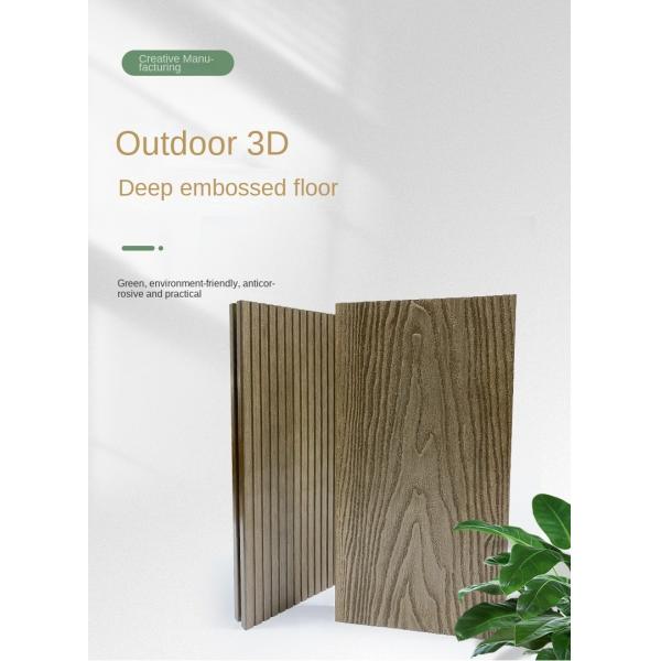 145x22mm WPC Decking Board Outdoor Indoor Wood Plastic Composite Flooring
