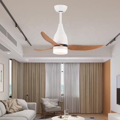 Decorative Flush Mount LED Ceiling Fan , DC Ceiling Fan With Light And Remote