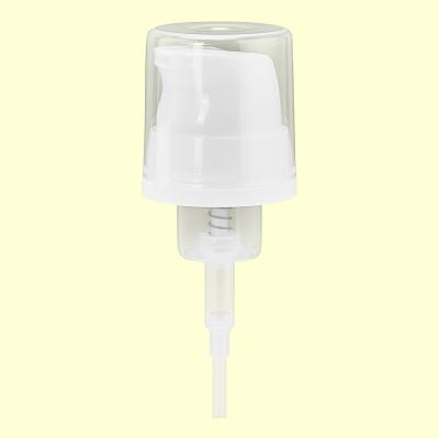 Screw On 30-410 Closure Type Hand Care Made of PET Material  White with Transparent overcap