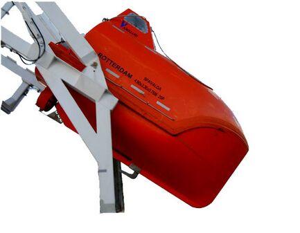 Marine Enclosed Rescue Boat/Lifeboat For Ship With Outboard Engine