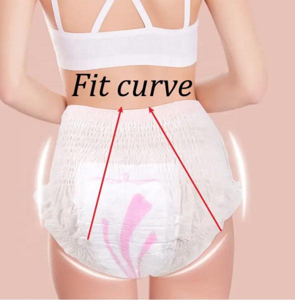 Pantalhões higiênicos de algodão descartáveis para o período