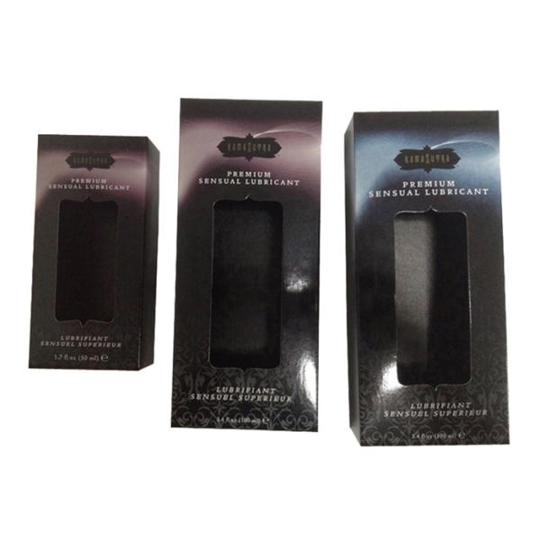 Caja de empaquetado de cosméticos de papel de lujo personalizada con logotipo de estampado de oro de ventana