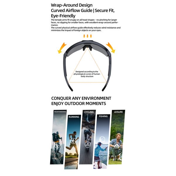 AI Smart Glasses Designed with Color Change Lens Material Dual Aluminum Alloy Buttons