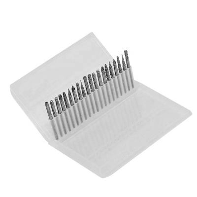Personalização 20PCS 3mm Carbide de Tungstênio Files Rotatórias Burrs Set para moagem cônica