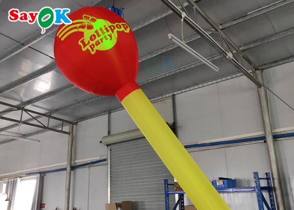 Lámpara decorativa de publicidad de modelo colgante inflable de tela Oxford de 2 mH