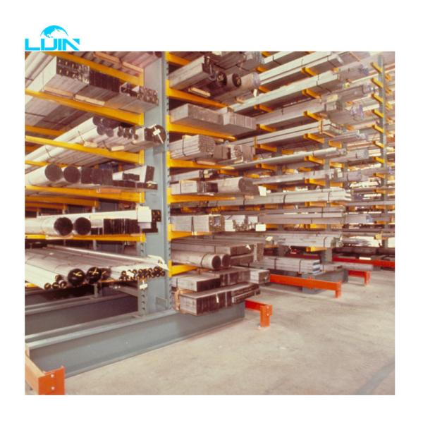 Estantes voladizos resistentes ajustables para el almacenamiento del tubo