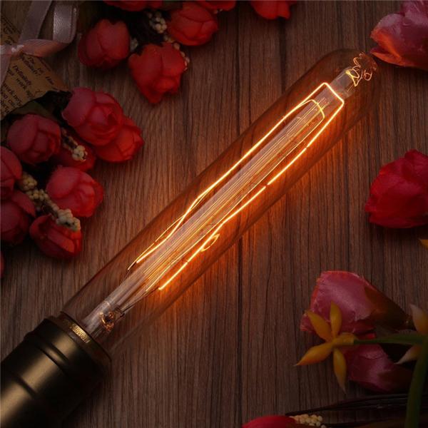 Ampoule  Retro Led Vintage Filament Bulb T30 Carbon Filament Bulb T185 E27 E26