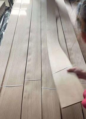 Uso branco da folha da porta da largura de Ash Wood Veneer Flat Cut 10cm da umidade de 12%