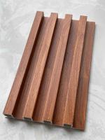 Panel de pared de WPC interior de pared decorativa popular revestimiento de pared de color de madera
