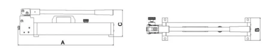 1440cm3 Hydraulic Torque Wrench Pump Flange Bolting Torque Pump For Wind Industry