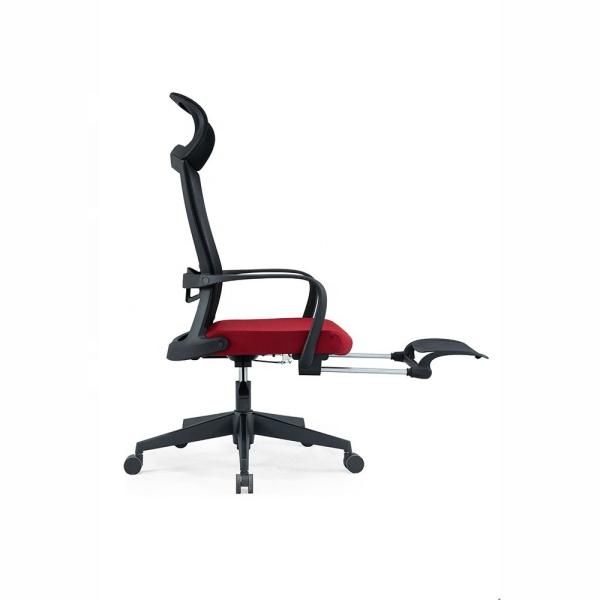 Stainless Steel Swivel Office Chair with Adjustable Back Support and Ergonomic Design