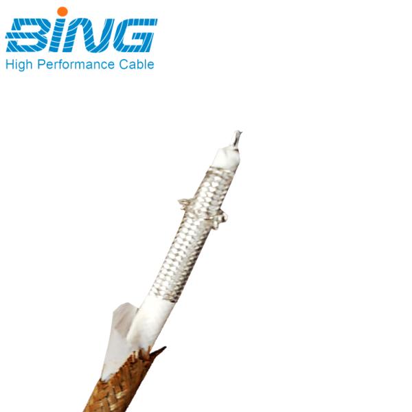 RG144U High Power Coaxial Cable 75Ohm Double PTFE Tape Barrier 10.4mm for RF System
