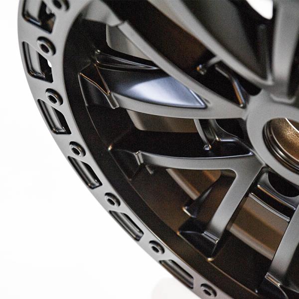 Car wheel 17x9 Beadlock  2025 Prado 250 Matte black 