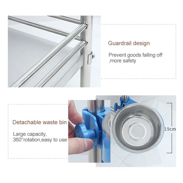 Усовики мебели больницы вокруг вагонетки нержавеющей стали медицинской для клиник