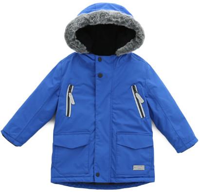 Winter Boys Hooded Puffer Coat Reversible Middle Thickness Long Sleeves Type