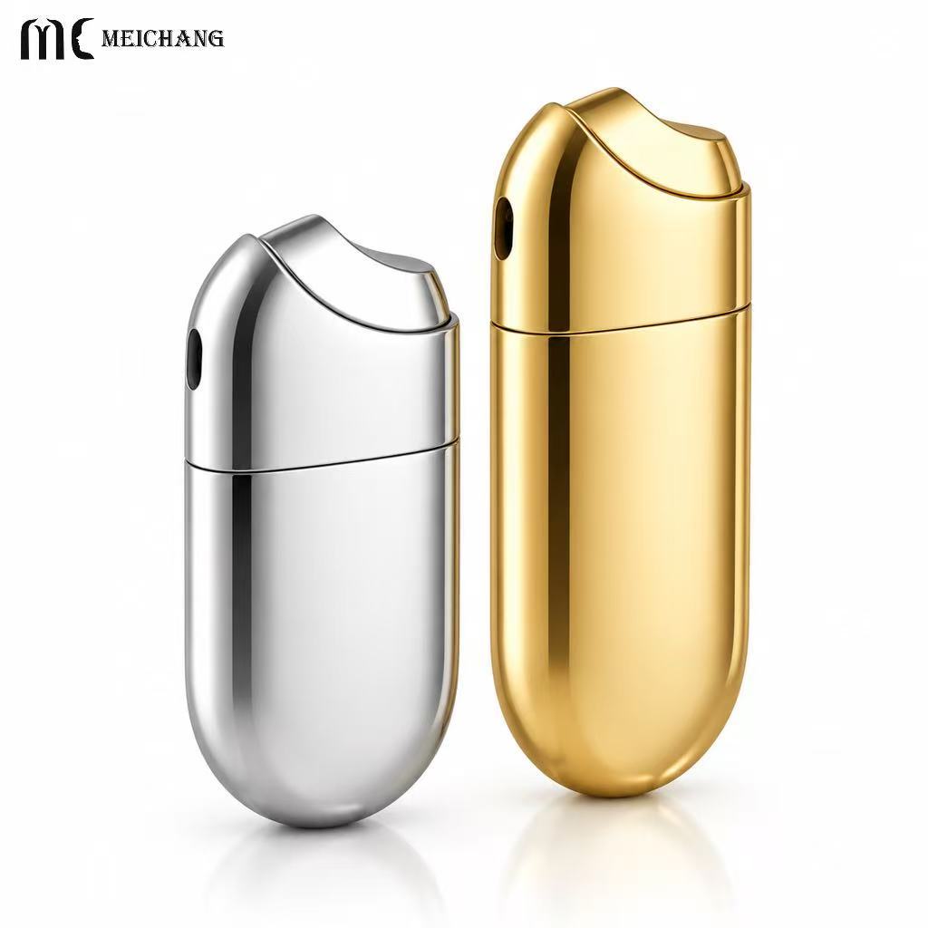 10ml, 15ml, 20ml Pebble Shaped Refillable Fine Mist Spray Bottle (MC-1211)