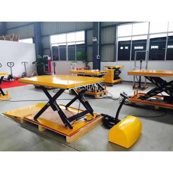 Electric Presto Scissor Lift Table 1 Ton Hydraulic Low Profile Electric Lift Table