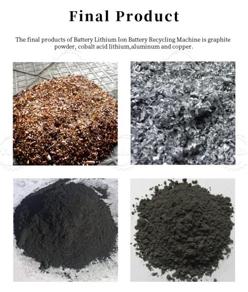 Transform Your Metal Waste into Final Product Aluminum with Lithium Ion Battery Recycling Machine 120KW