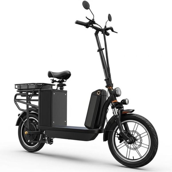 Rear Carrier Battery Position Electric Two Wheeler Bike Equipped With Front Axle Composite Damping Front Shocker Suitable For City Commuting