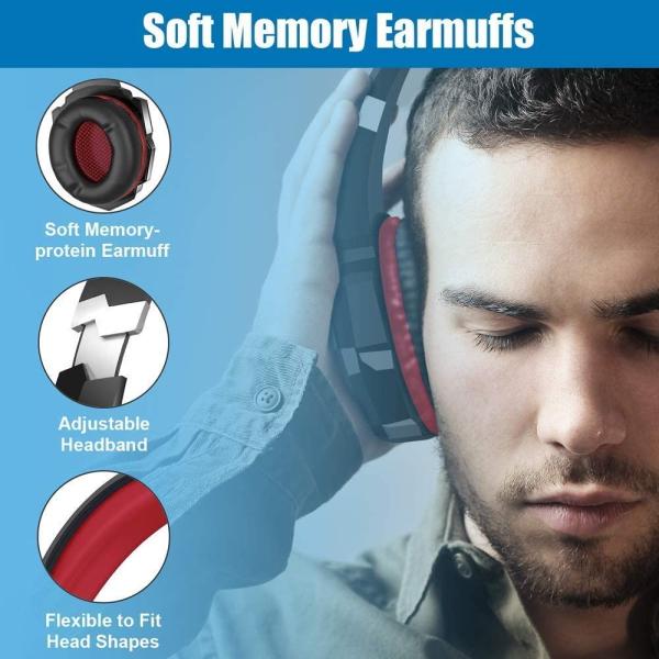 117dB 50mm Hunterspider V9 Stereo Gaming Headset With Mic