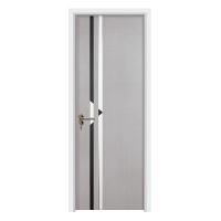Solid  WPC Hollow Doors  Smooth Surface Customizable Size